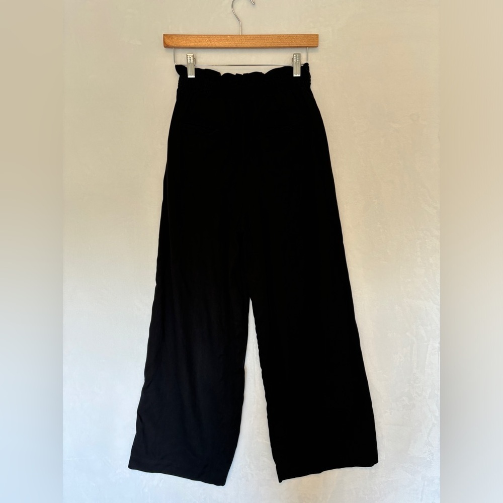 & Other Stories Stockholm womens black pull on wide leg high rise‎ pants size 4 - Picture 5 of 9